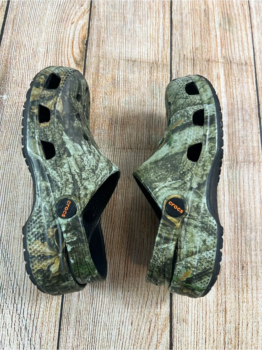 Crocs Realtree APX Classic Camo Slip On Clogs Children’s Kids Size 13